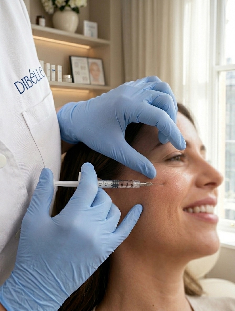 Injection treatment at Dibélle aesthetic clinic in Helsingborg